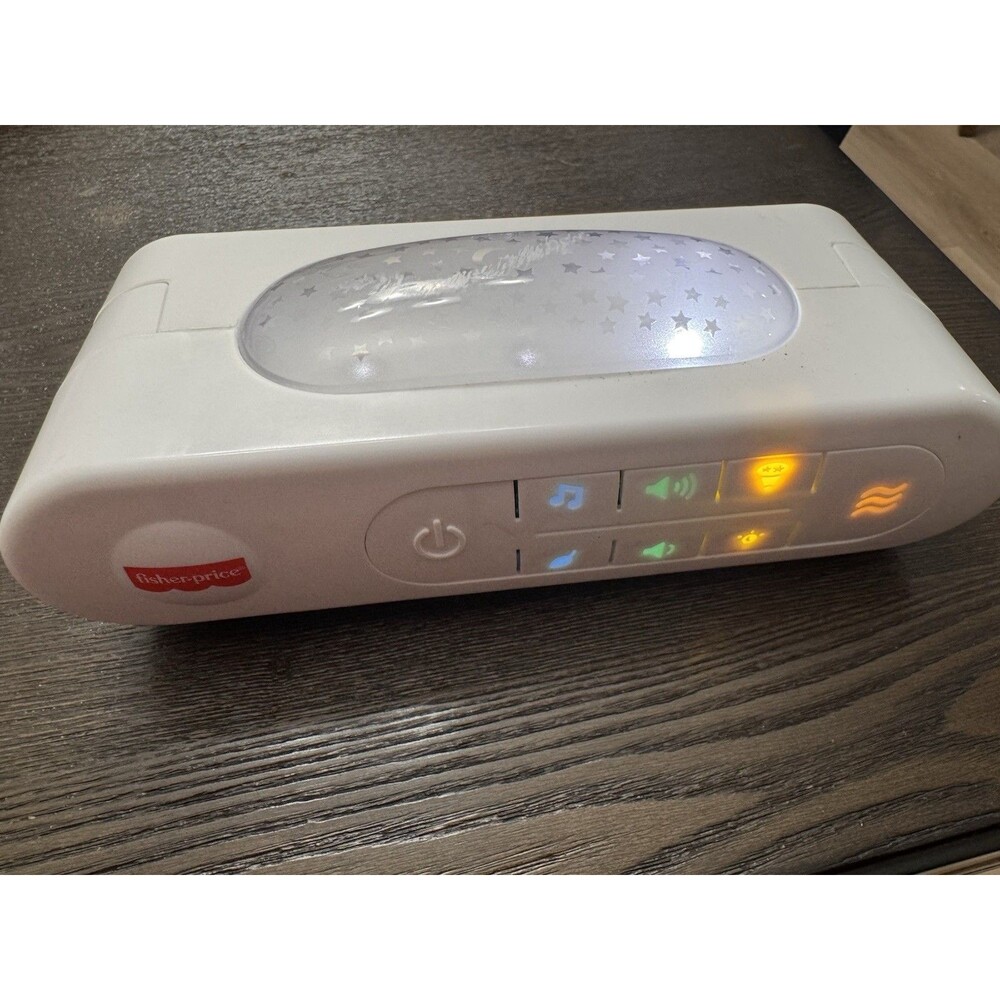 Fisher-Price White Activity Toy Lights Sounds Hand-Eye Coordination
